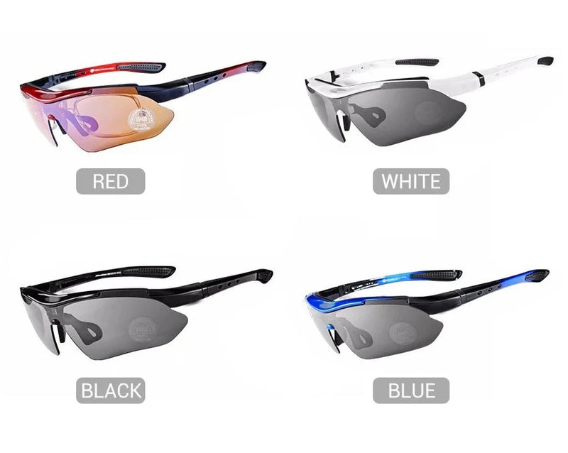 Óculos de Sol Apulso PRO à Prova de Vento - Kit Completo com Multi Lentes e Case