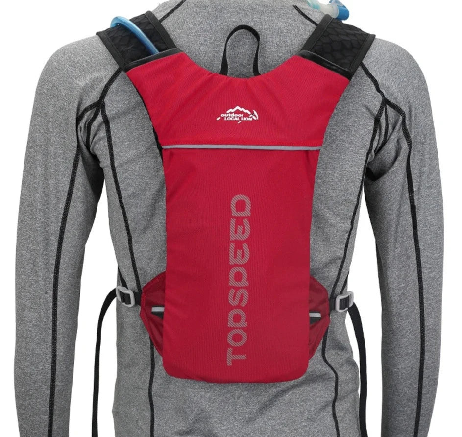 Mochila de Corrida Apulso Trail Running Respirável de 5L para Homens com Bolsa de 2L