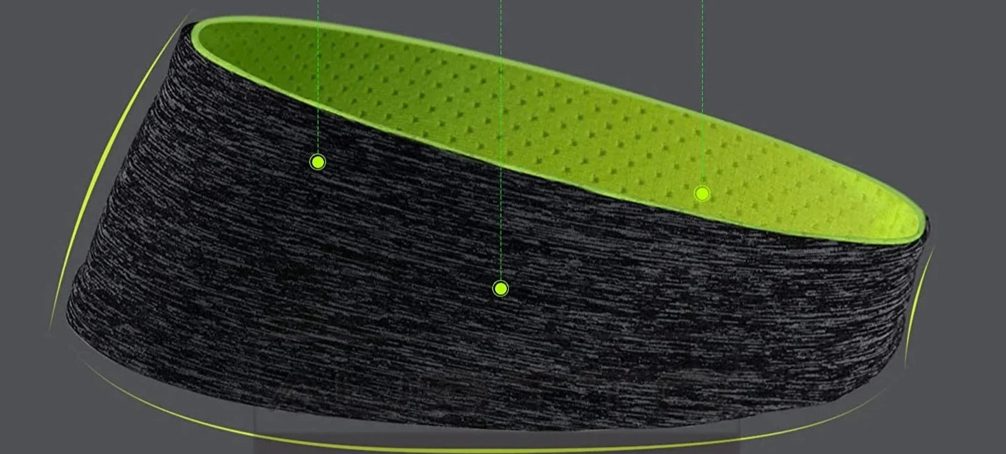 Faixa de cabeça Design Apulso absorventes de suor para Corredores